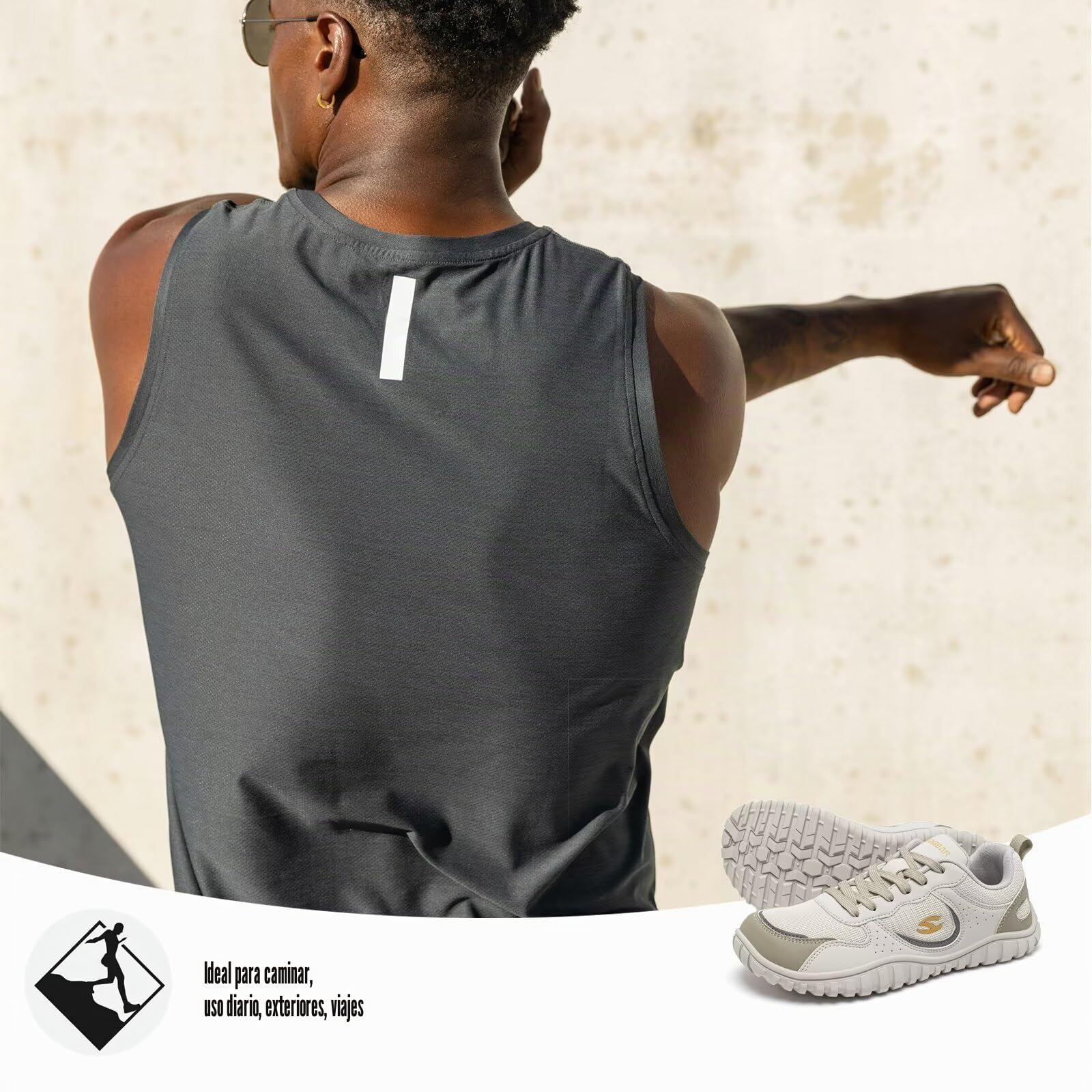 HOBIBEAR Zapatos Barefoot para Mujeres y Hombres | Caja de Dedos Ancha | Zapatillas Cómodas para Correr en Senderos
