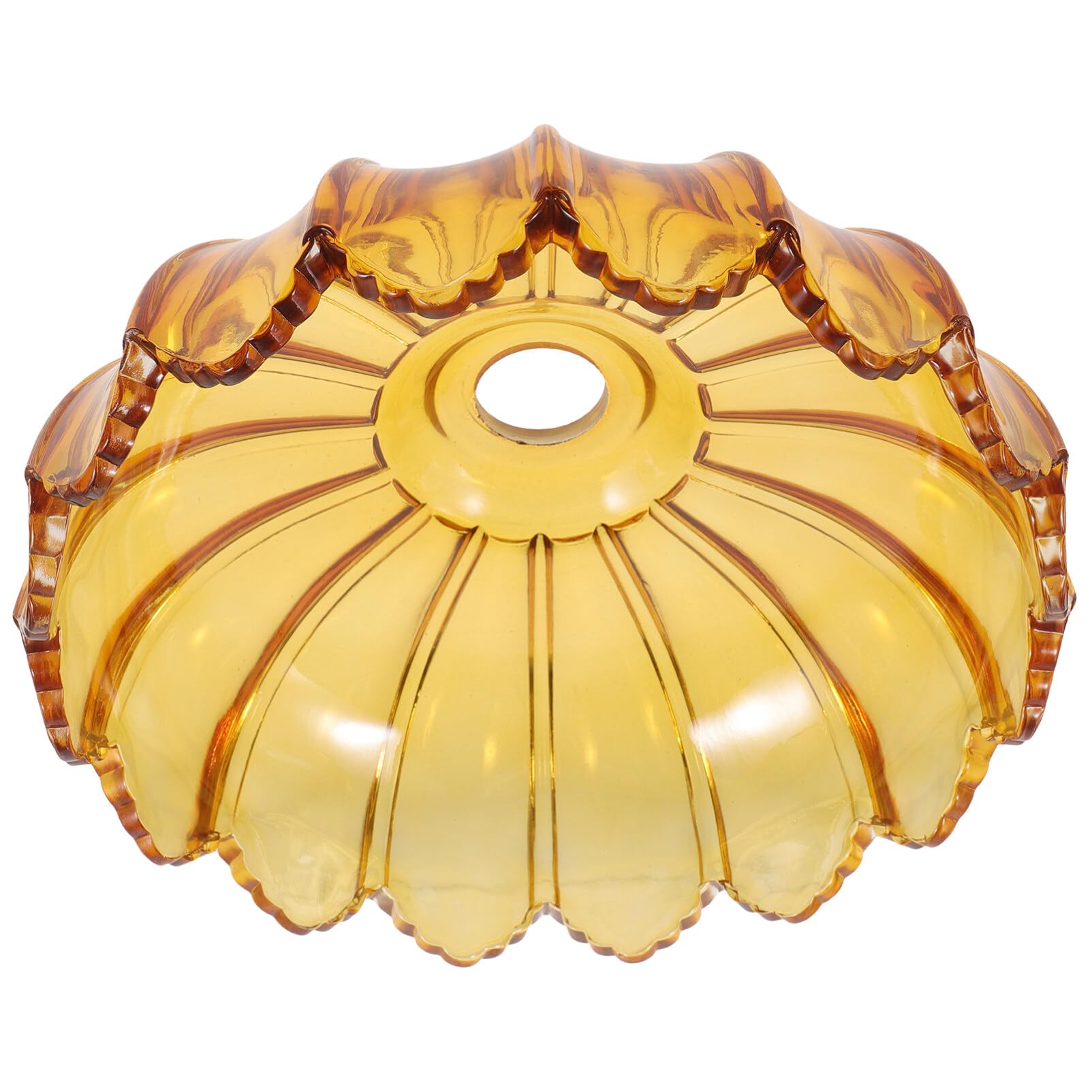 Housoutil Glass Hanging Lamp Shade for Pendant Lamp Creative Shape Softens Light and Easy to Install for Home and Study
