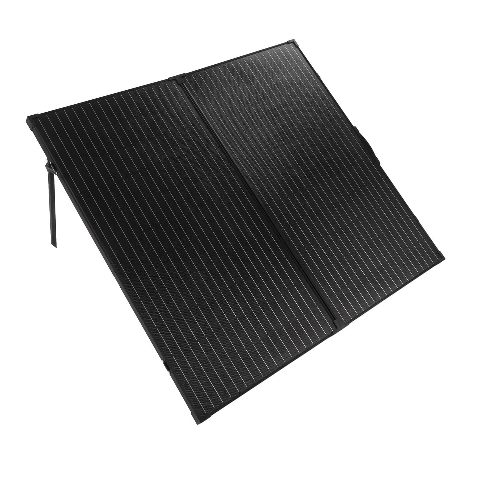 Fdit 200W Przenośny Panel Słoneczny ze Składanym Kontrolerem ładowania Słonecznego do Kamperów, Kempingu, Pieszych Wędrówek, żeglarstwa 200W Wodoodporny Zestaw Paneli Stacja Zasilania