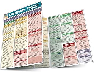 Chemistry Equations & Answers: a QuickStudy Laminated Reference Guide