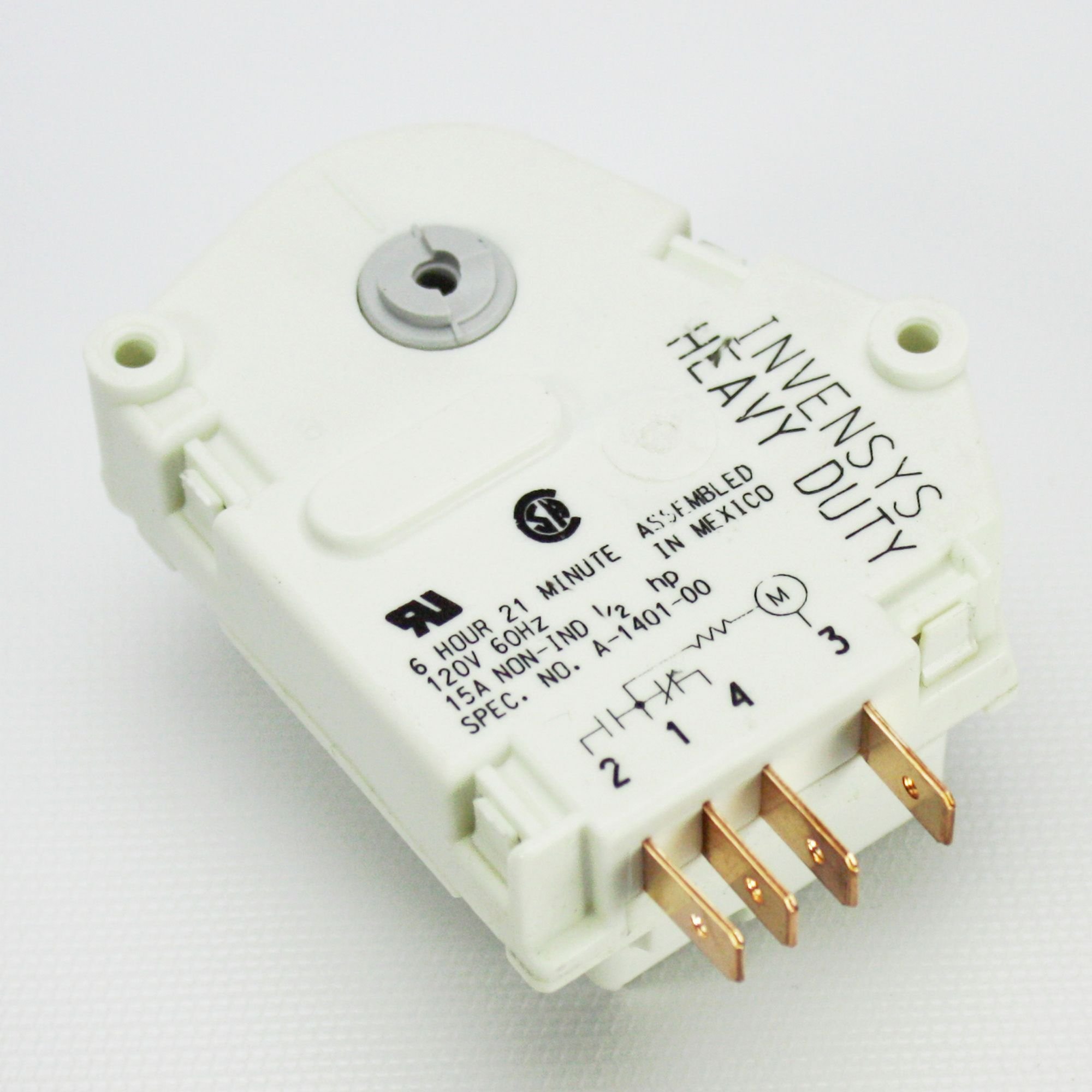 Robertshaw A1401-00 Heavy Duty Refrigerator Defrost Timer | 6 Hr 21 Min