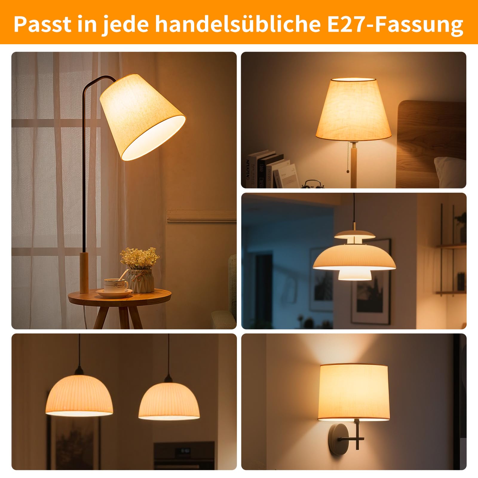 Suright 2 Stück Wiederaufladbare Glühbirne mit Batterie, E27 LED 3 Farben Dimmbare Abnehmbare Akku Glühbirne mit Fernbedienung und Timing für Nicht Verkabelte Dekoration Lampen