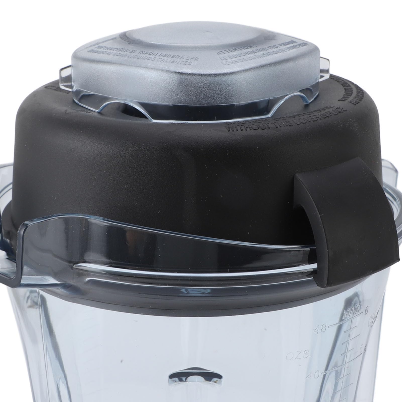 Récipient de Remplacement de Mélangeur, Tasse de Mélangeur Transparente Anti-fuite avec Lame et Couvercle en Acier Inoxydable pour Pièces de Mélangeur Vitamixx