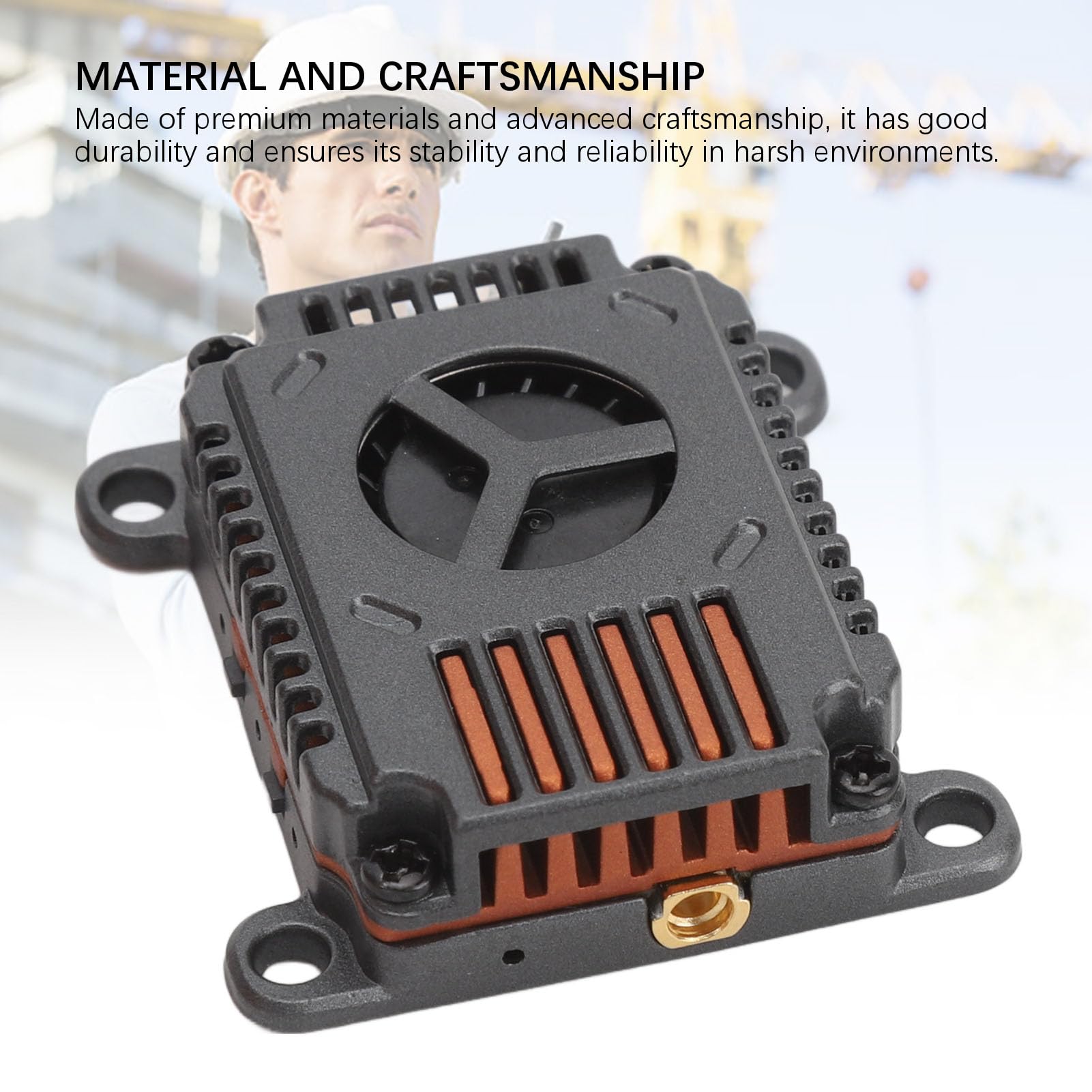Asixxsix Trasmettitore Video 5.8G 3W, Trasmettitore Video VTX Regolabile 25mW 1000mW 2000mW 3000mW, Trasmettitore Video VTX a Lungo Raggio 48CH per Drone da Corsa FPV