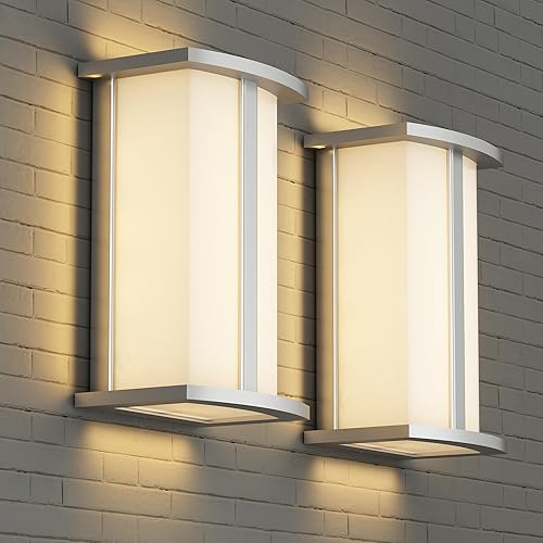 XIANG XING LIGHTING Lámpara de pared para exteriores 4215SS aplique de pared exterior con certificación ETL impermeable y resistente a todo tipo de