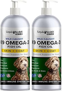 Liquid Health Pets K9 Omega 3 Fish Oil for Dogs