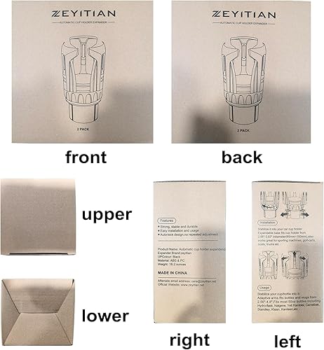 Miniatura 8 de Expansor de portavasos, expansor automático de portavasos para automóvil para botellas de agua grandes, compatible con vasos y tazas Yeti, Stanley,