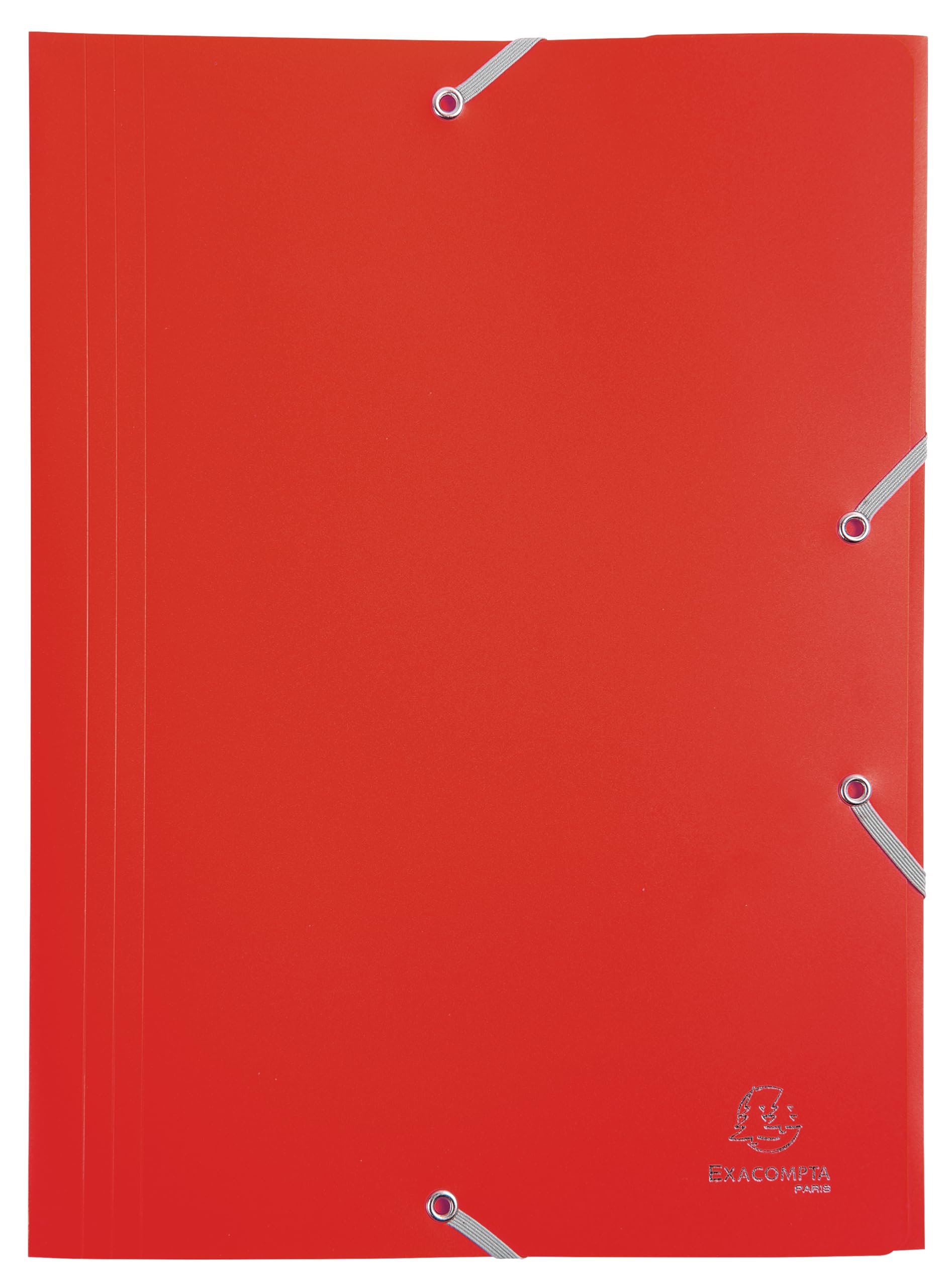CARTELLA PPL CON ELASTICO 24x32CM ROSSO EXACOMPTA