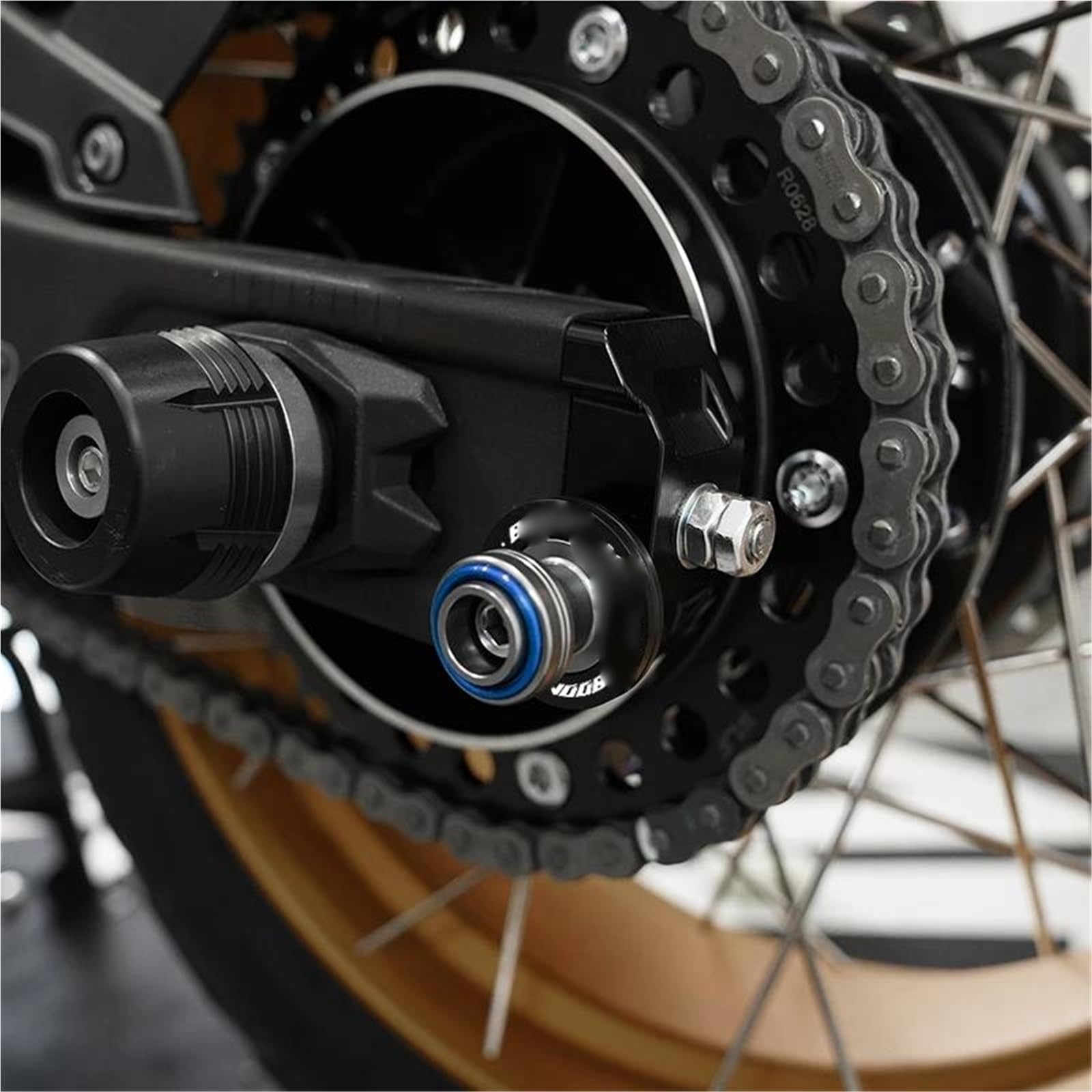 per CFMOTO 800MT MT800 800NK NK800 CF 800 MT NK 2023-2025 Moto CNC Forcellone Spool Slider Cavalletto Vite Bobine del cursore del forcellone(Titanium-800MT5)