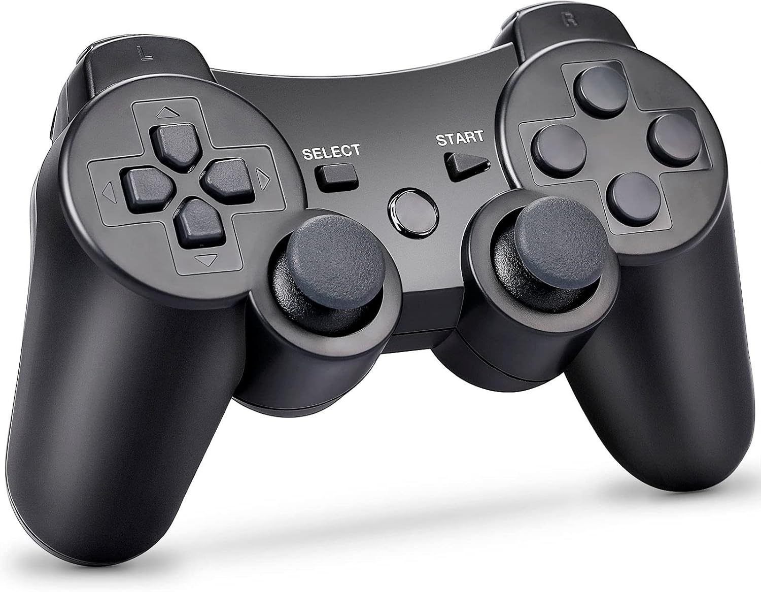 Y Team Controller for PS3, Wireless Gamepad Controller for Pstation 3 for PStation-3 System, Move/Motion Controller with Upgraded Joystick Compatible with Pstation 3 (Black)