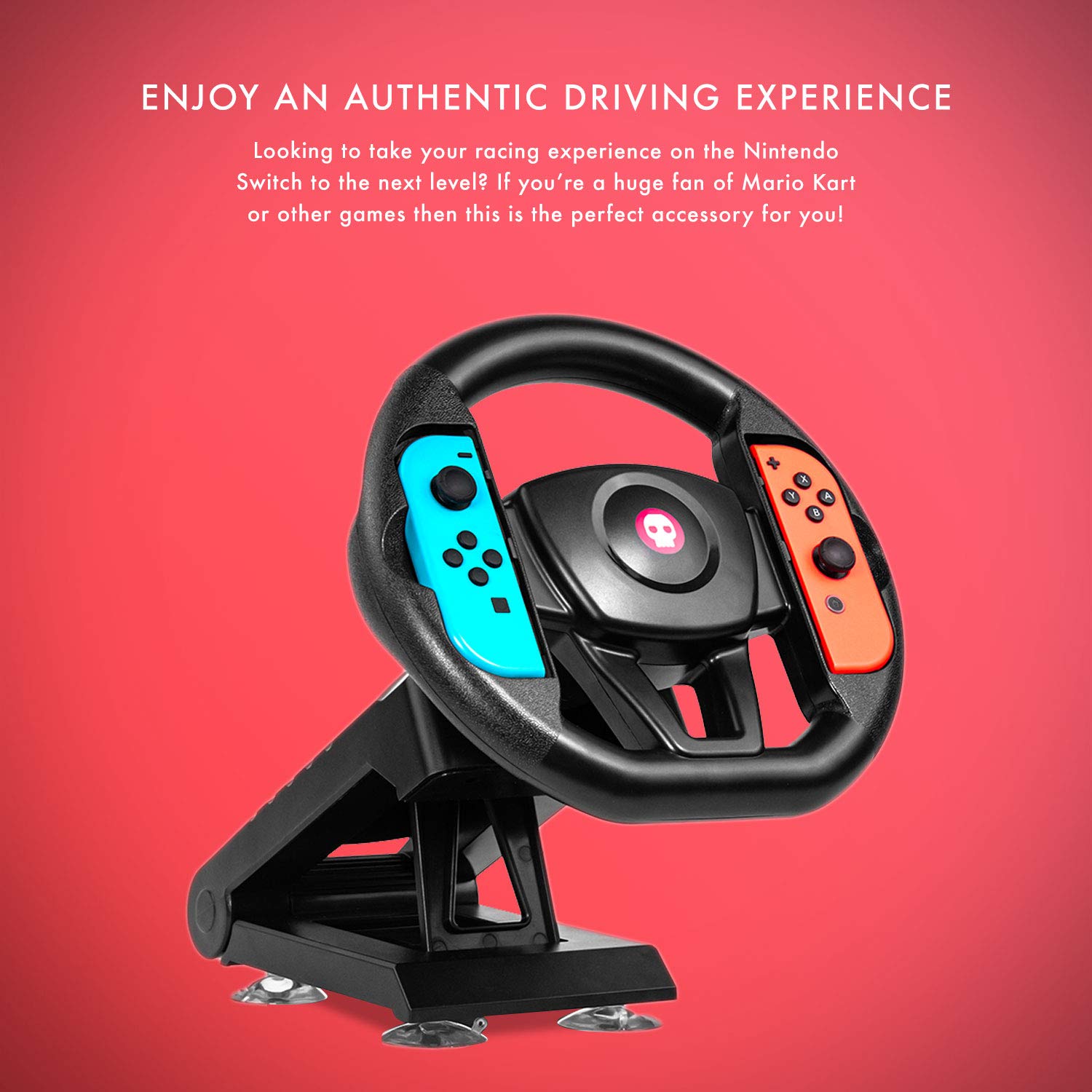 Numskull JoyCon Steering Wheel Table Attachment for Nintendo Switch