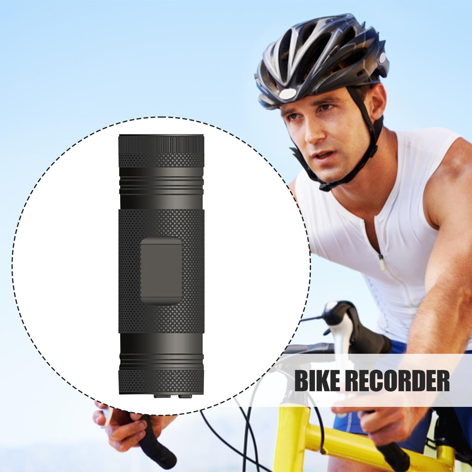 Rejestrator wideo rowerze, kamera kierownicy, kamera sportowa 1080p, WiFi | wodoodporna kamera rowerowa, przeno?ny rejestrator rowerowy, kamera sportowa motocyklowa, rejestrator wideo