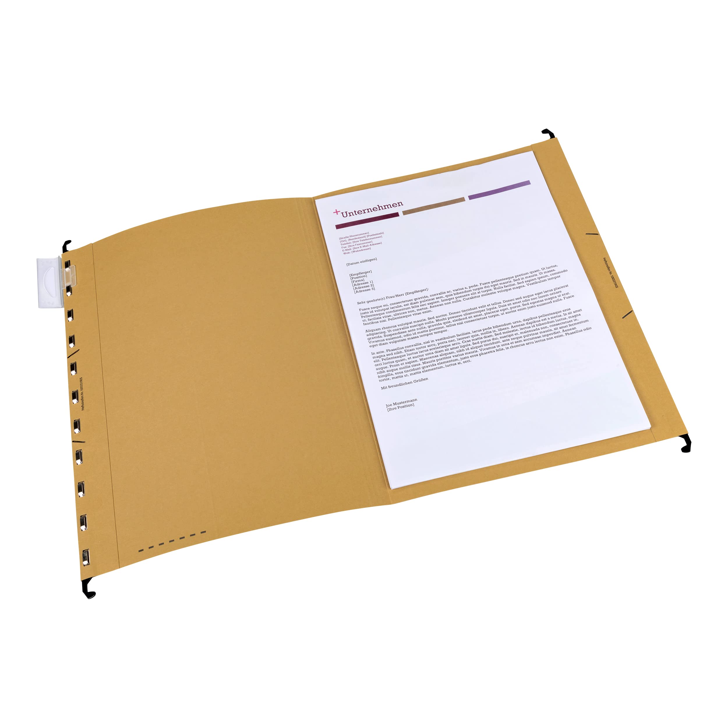 ELBA Hängemappe vertic ULTIMATE, 50er Pack, DIN A4, Recycling-Karton, braun