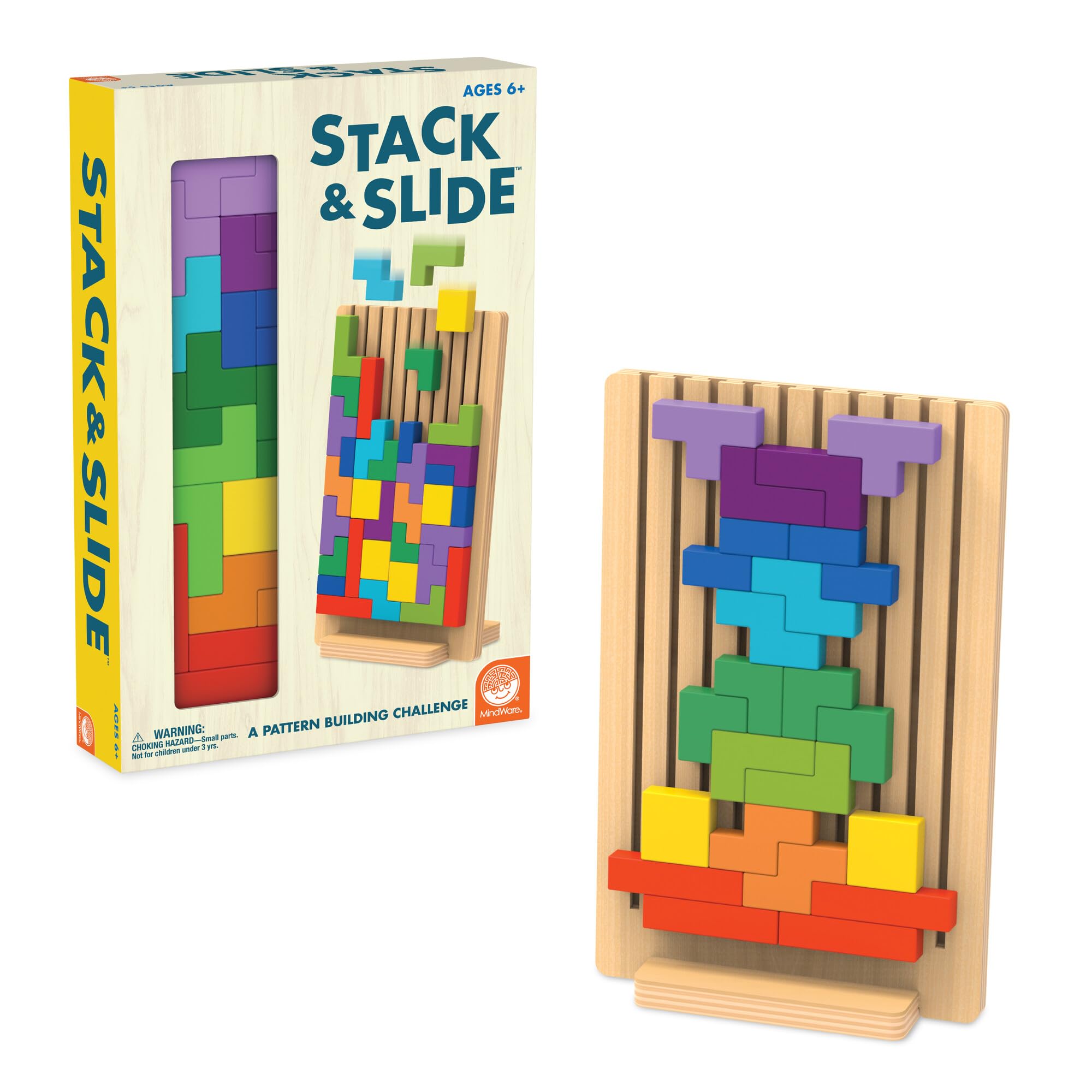 Stack & Slide Pattern Building Puzzle Game