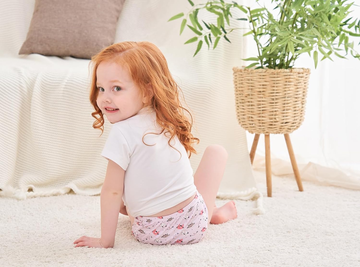 CHUNG Toddlers Little Girls Cotton Briefs Panties Pack of 5/6 Print Underwear 2T-10Years - Image 5