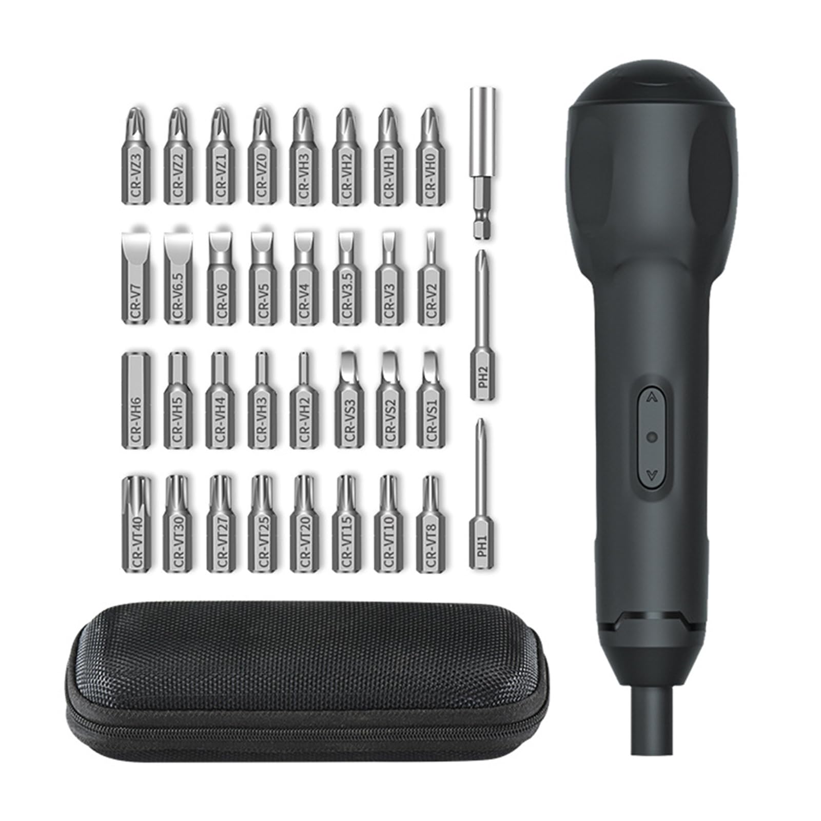 Apglsxy Women's 35 Piece Set Professional Cordless Electric Screwdriver Set Usb Rechargeable Hand Tool For Electronics Assembly Hobby Car Maintenance Tool