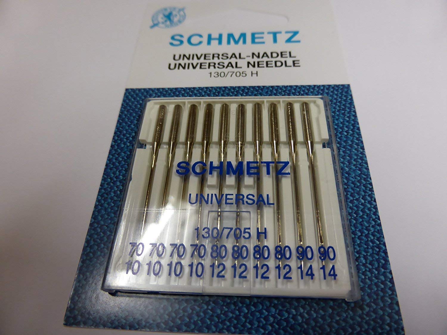 Etui 5 Aiguilles Pour Machine Talon Plat Broderie - Tailles Assorties