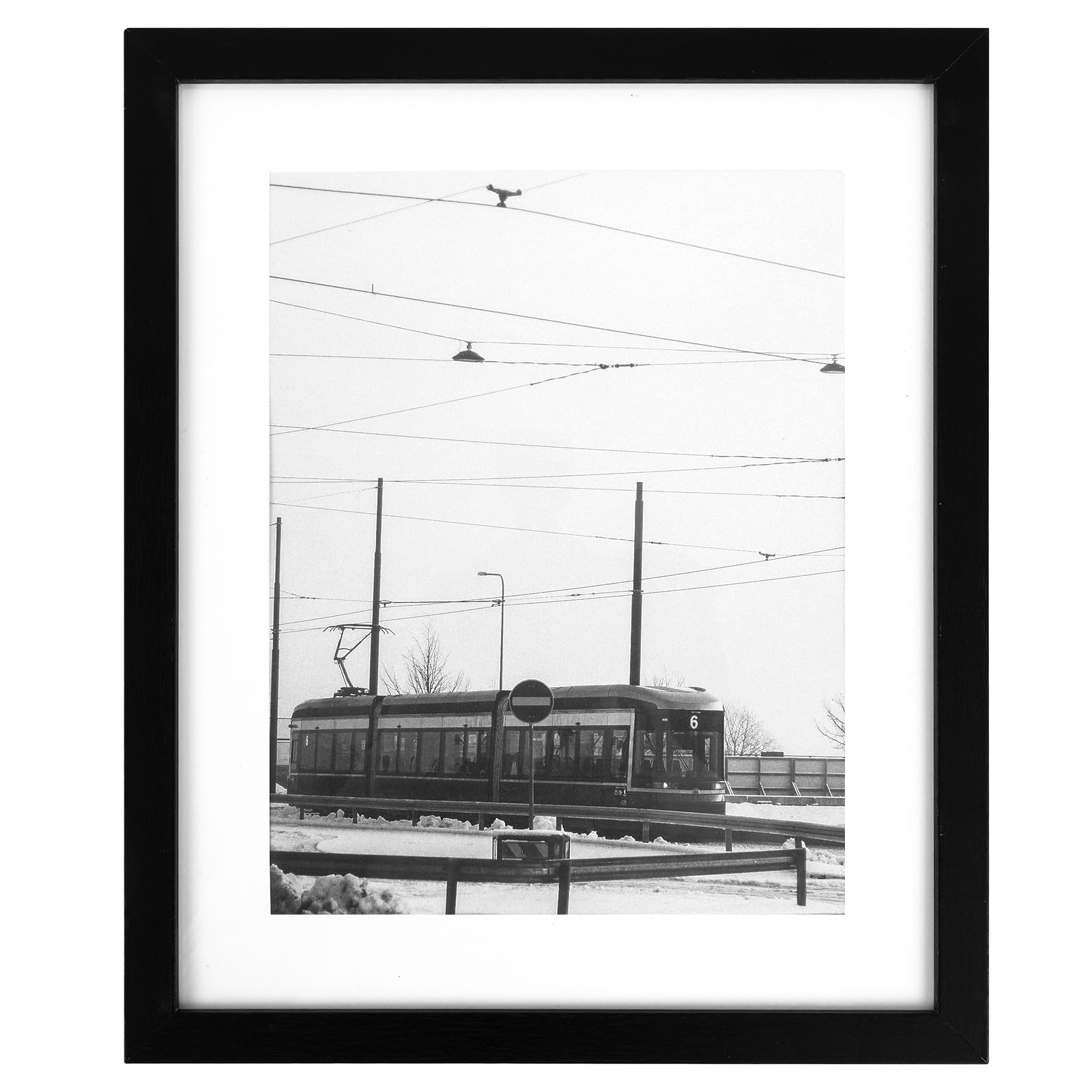 Fixwal 12x15 Black Picture Frame, MDF Wood Frame with Plexiglass, Display Pictures 9x11 with Mat or 12x15 without Mat, Photo Frame for Wall Mounting or Tabletop Display