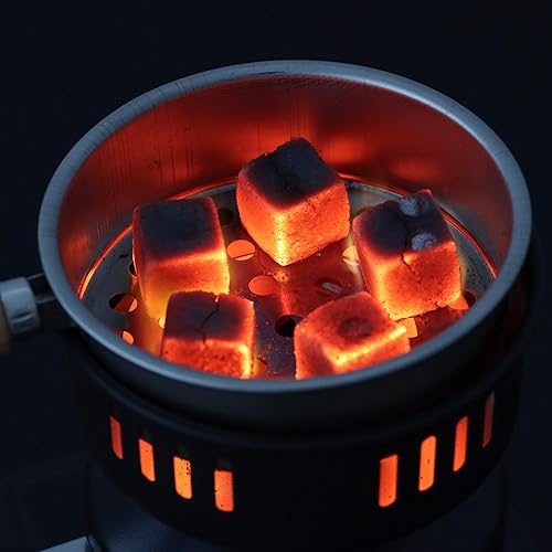 Miniatura 4 de Quemador de carbón eléctrico multiusos, quemador de carbón de 500 W, placa caliente, estufa eléctrica de coco para carbón shisha hookah, duradero y