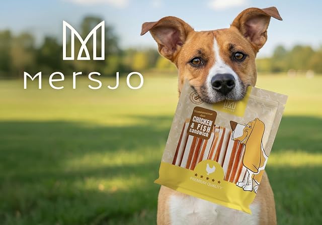 Foto 2 de 7 de MERSJO golosinas para perros - 60% alto contenido de carne, sin aditivos, sin cereales ni azúcar, golosinas…