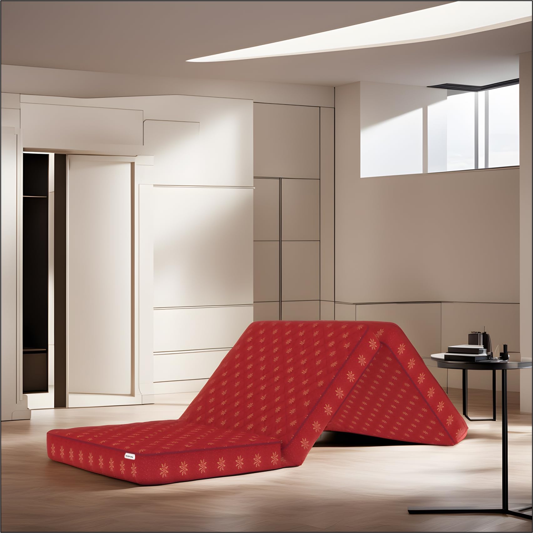 Sleep Spa Soft Bounce 3-Fold Premium Orthopedic From Factory 4 Inch Single Size High Density HD Foam Mattress (72X30 Inches) Multipurpose Bed Mattress, Lightweight & Easy to Carry, 2 Year Warranty-image-23