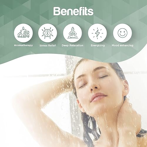 Miniatura 4 de Inspire - Vaporizadores de ducha orgánicos para mujer, juego de regalo de 12 vaporizadores de ducha naturales, bombas de ducha para mujeres,