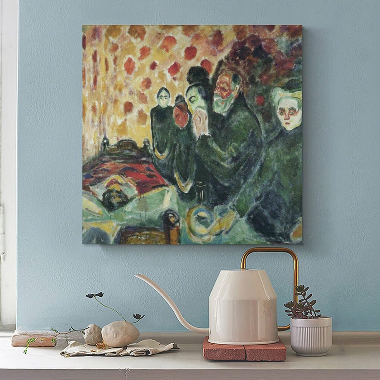 ムンク・Edvard Munch、日本未発売限定画集より・新品額付 Amazon.co.jp: Edvard Munch エドヴァルド・ムンク near The Bed
