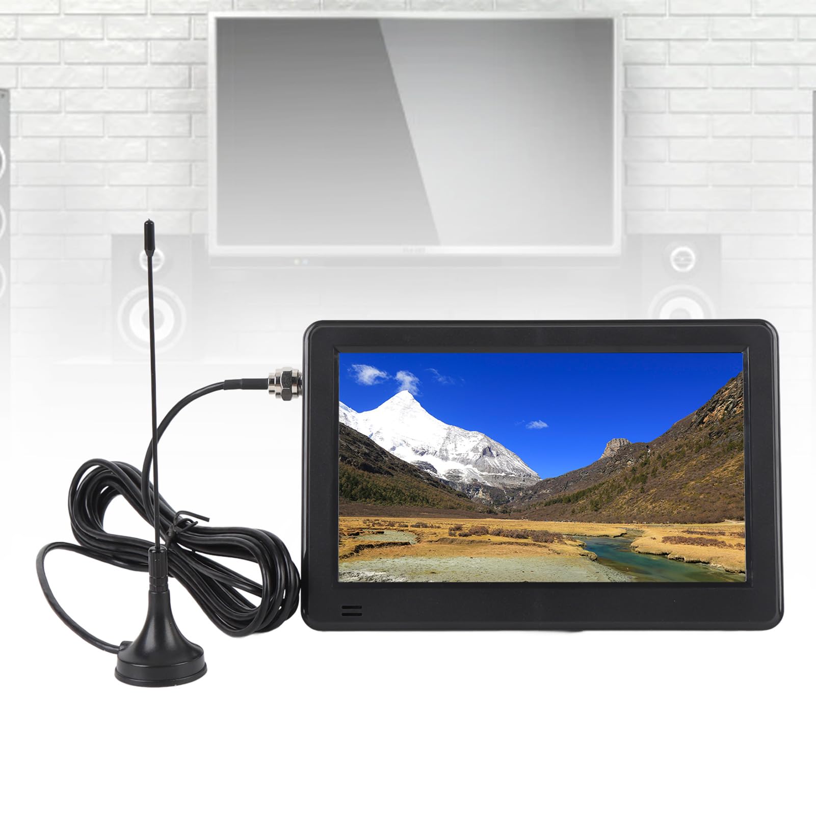 Téléviseur numérique portable de 6 pouces, écran vibrant, signal amélioré, adapté à l'extérieur