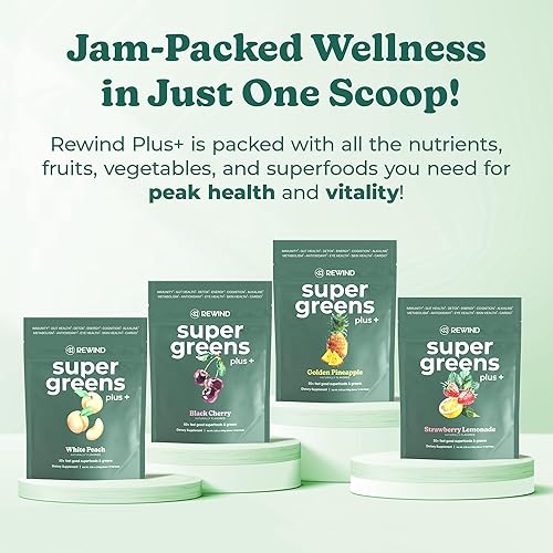 Miniatura 3 de Super Greens Polvo con más de 50 superalimentos - Jugo verde diario para toda la familia - Deliciosa mezcla de bebida en polvo verde - Sabor