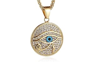 Ancient Egyptian Golden Horus Eye Necklace: Protection and Empowerment