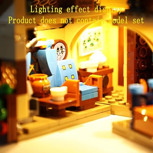 Miniatura 8 de Kit de luces LED compatible con Lego Winnie The Pooh - Juego de iluminación para modelo de construcción 21326 (juego de modelos no incluidos)