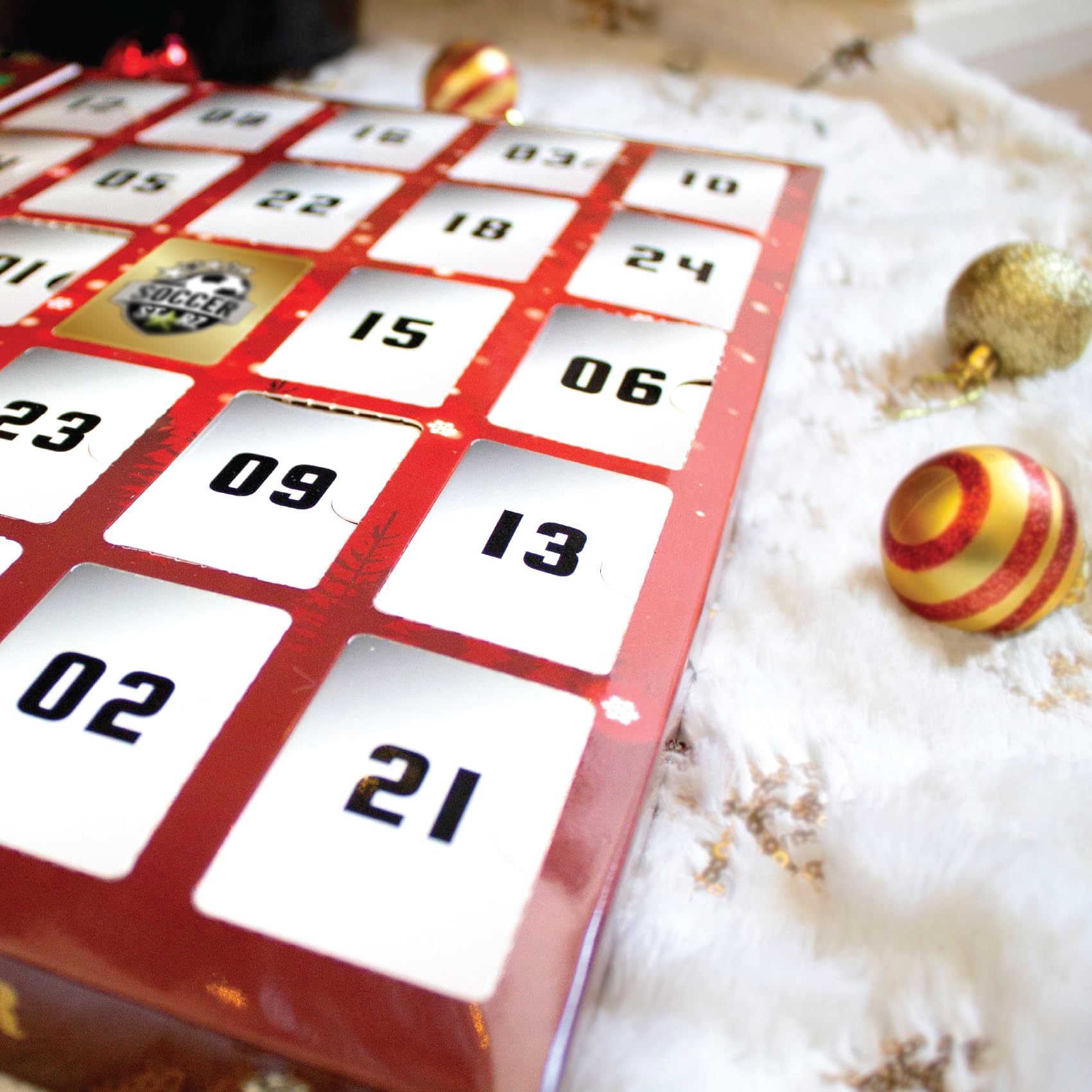 Soccerstarz Calendario de Adviento de Navidad con 25 ventanas