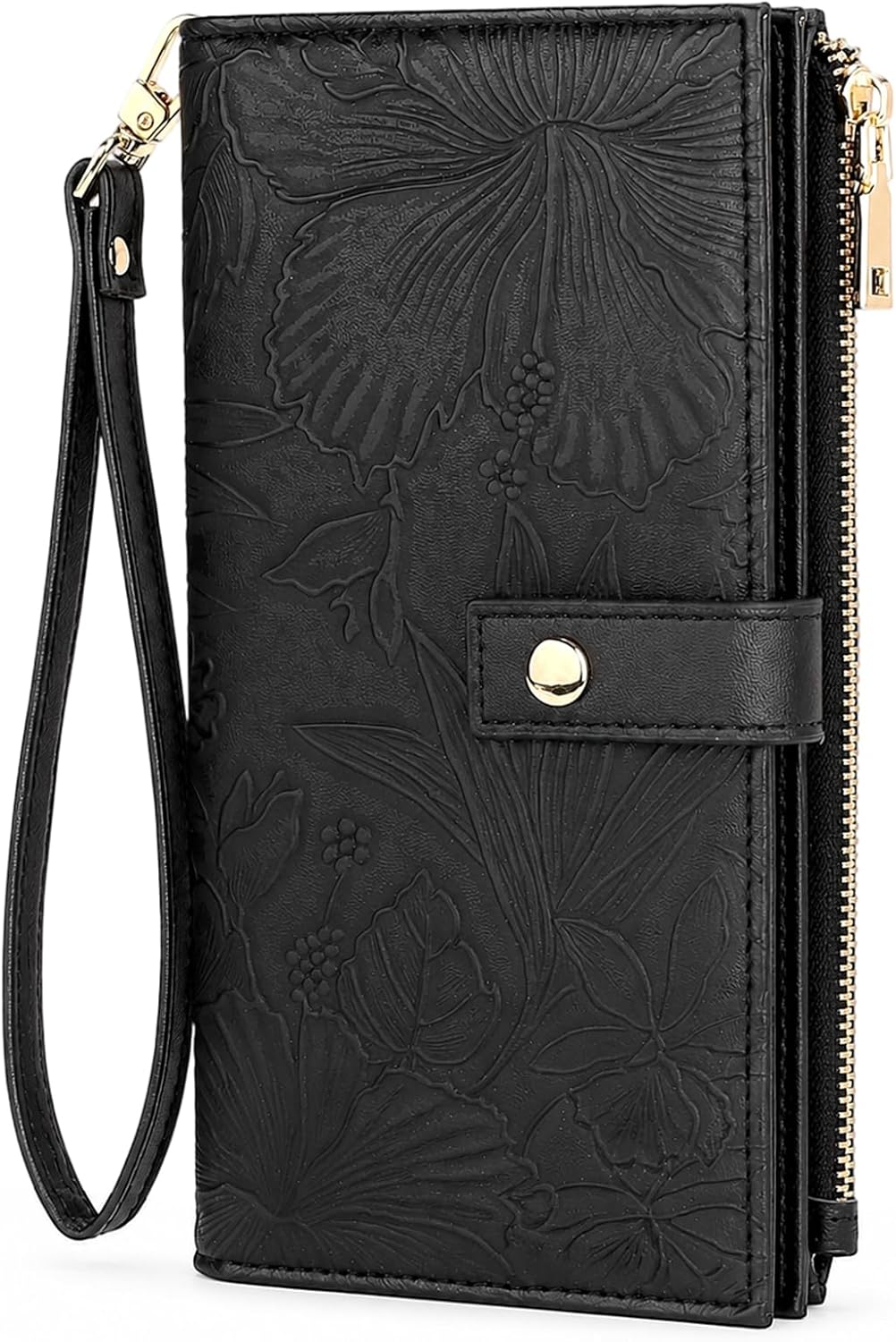 FALAN MULE Wallets for Women RFID Blocking Vegan Leather wristlet wallet