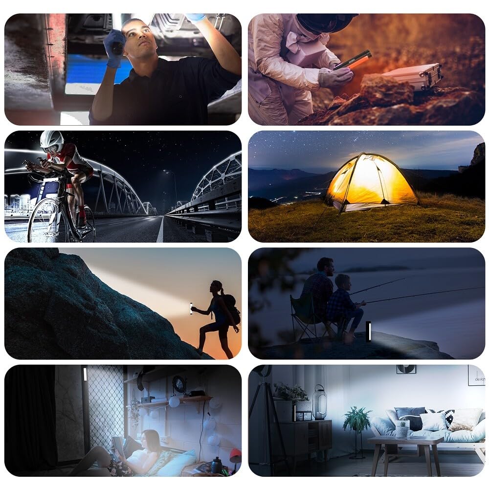 Sunblesa Upgrade Wiederaufladbare Bivvy Light - Magnetische LED Angel-Laterne mit Fernbedienung, 2600mAh Powerbank, Rot/Grün/Weiß Modi, Wasserdicht für Karpfenangeln Camping