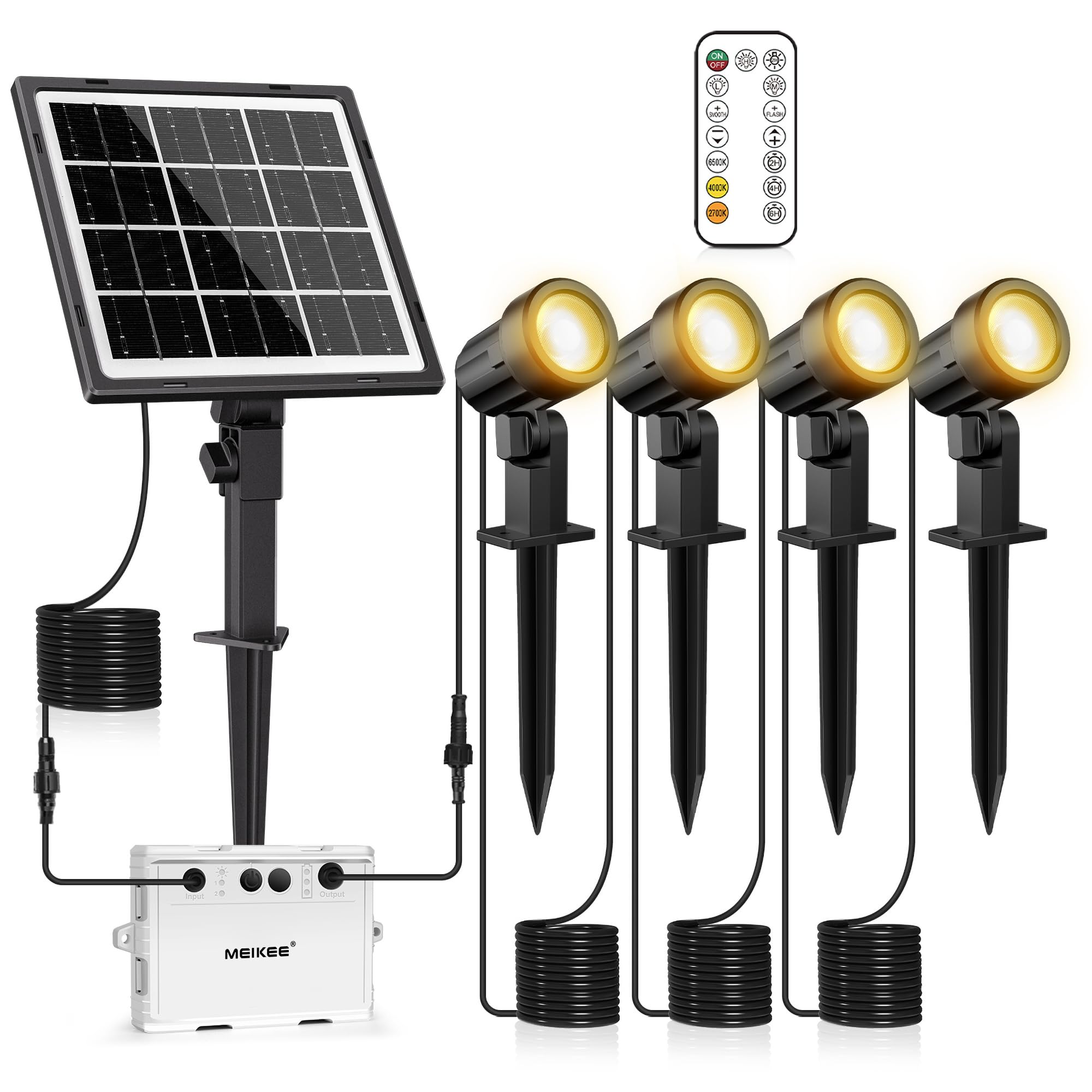 Spot solaire changeant de couleur pour éclairage extérieur - 8