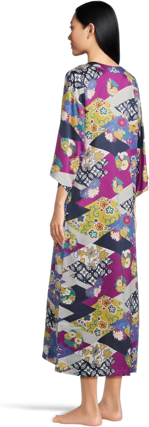 Natori womens Deco - Satin Caftan - Image 3