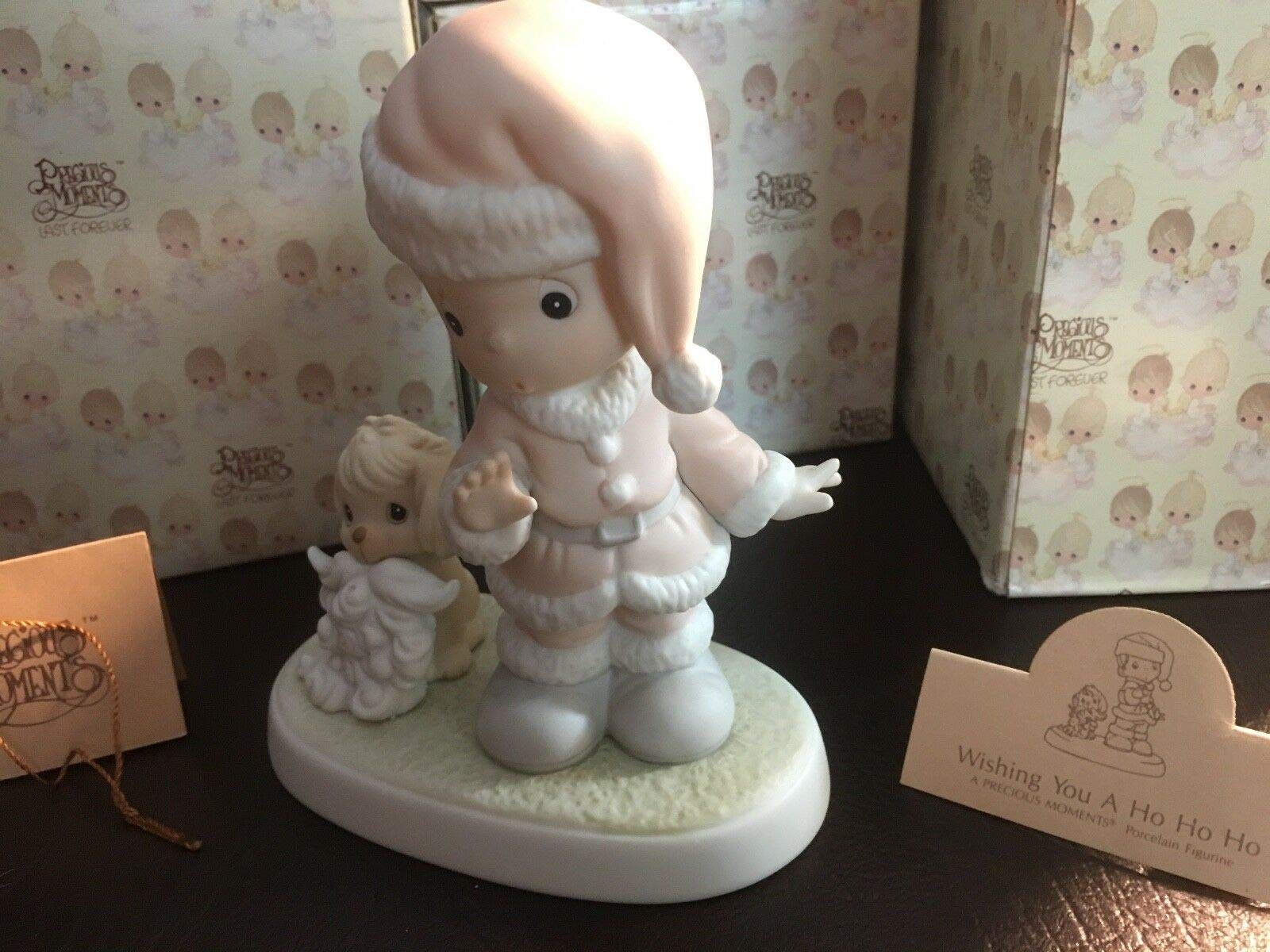 Precious Moments Wishing You A HO Ho Ho 1992 N/B