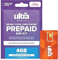 Vista 11 de $24/mes. Plan telefónico prepago Ultra Mobile con llamadas ilimitadas, mensajes de texto y 8 GB de 5G • Datos 4G LTE durante 1 mes