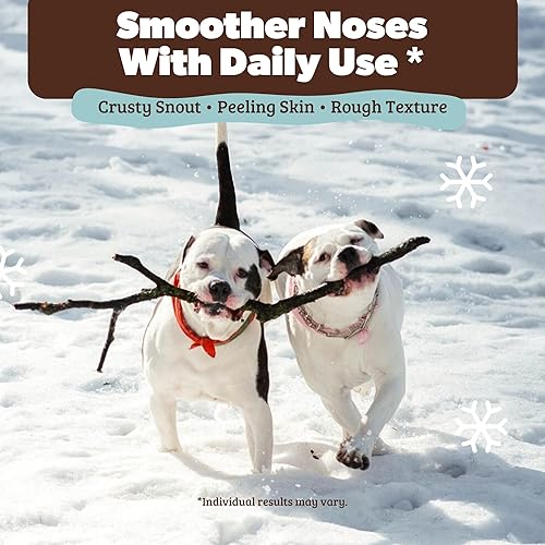 Vista 2 de Natural Dog Company Snout Soother Balm – Dog Nose Balm for Dry Cracked Snouts, Moisturizing Winter Nose Care with Coconut Oil & Shea Butter, Lick