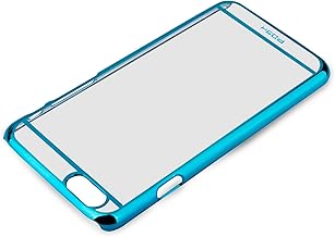 iPhone 6 / 6s Case, Ultra Thin Slim Crystal Clear PC Back Panel with Electroplating Sides, Transparent Case for iPhone 6 / 6s - Coral Blue