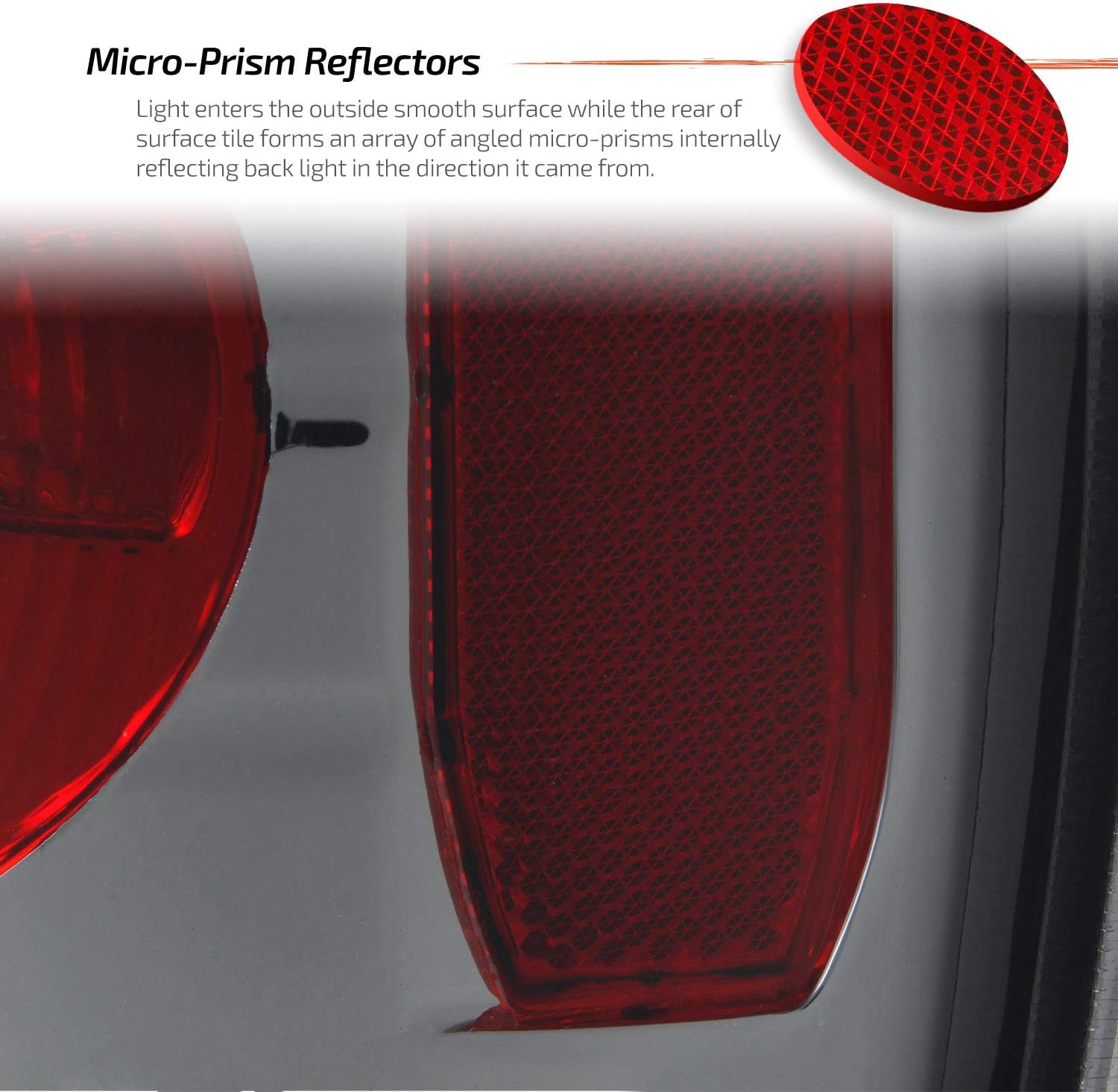 AKKON - Fit 1995 1996 1997 Ford Explorer UN105 / UN150 Smoke Housing Tail Brake Light Lamps - Pair