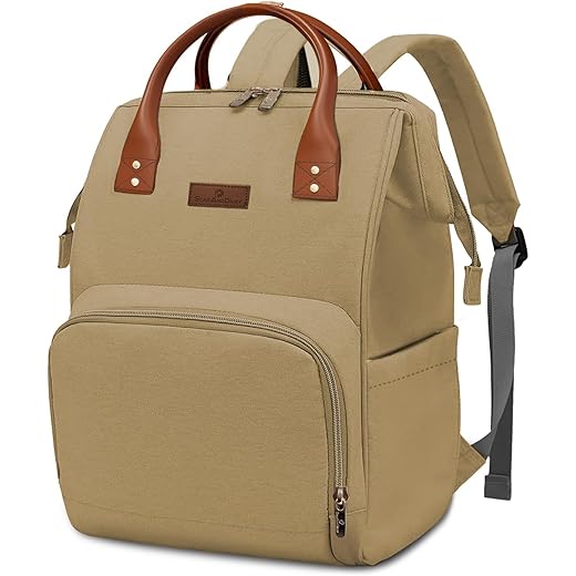 Diaper Backpack Travel Bag Beige 24Lt