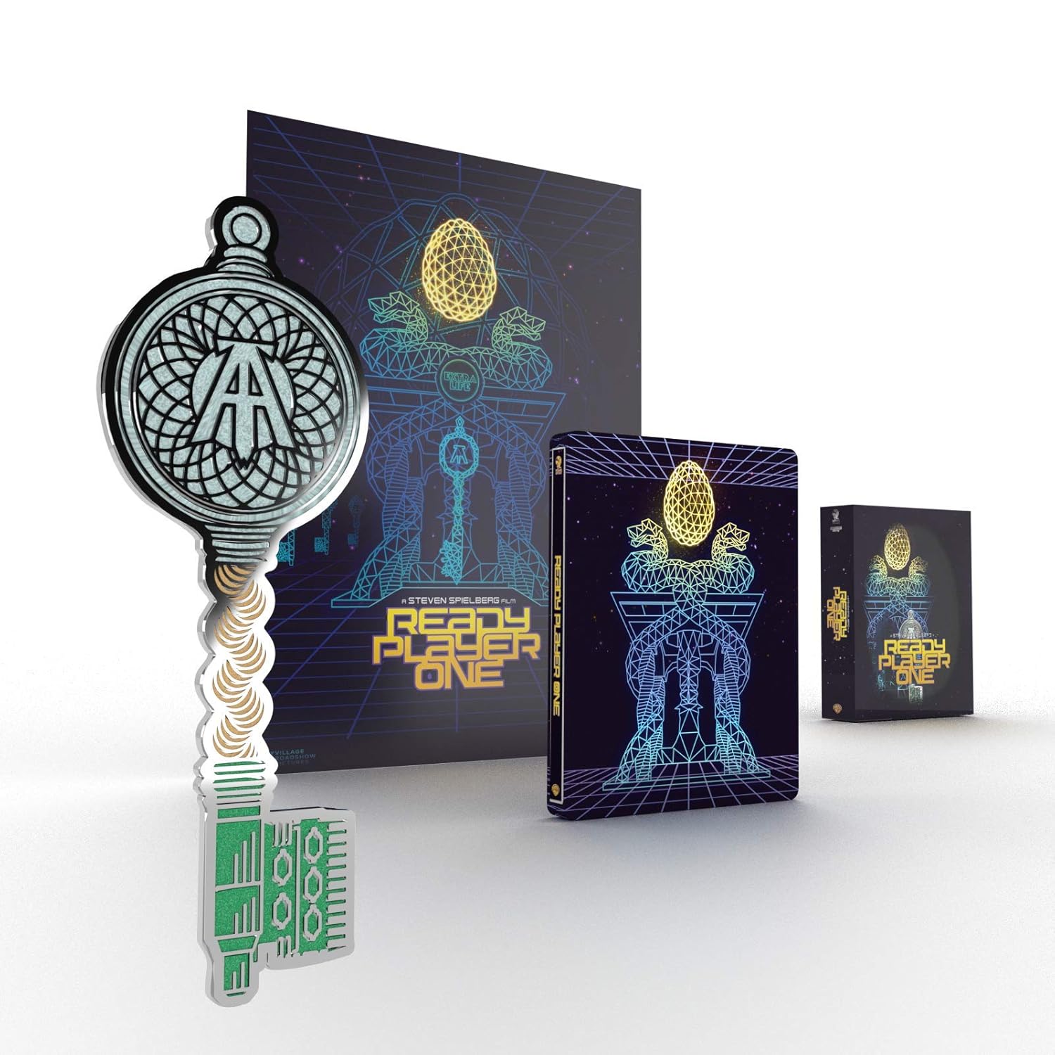 Titans of Cult: Ready Player One Steelbook [Blu-ray] [2020] [Region Free] [4K UHD]