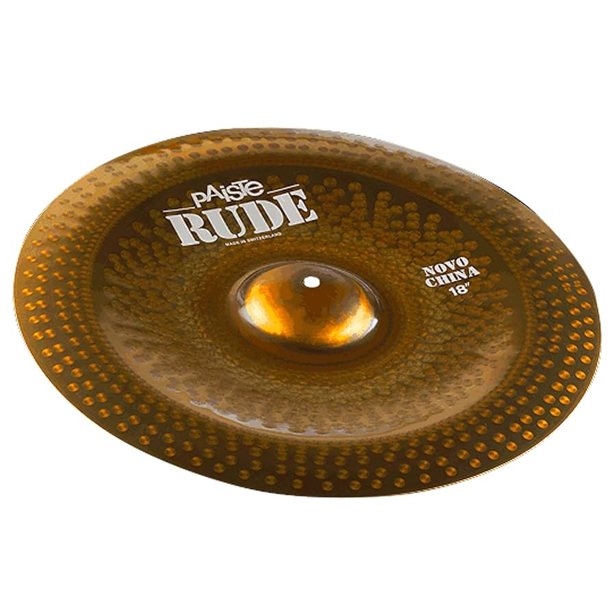 Amazon.com: Paiste 20 inch RUDE Novo China Cymbal : Musical