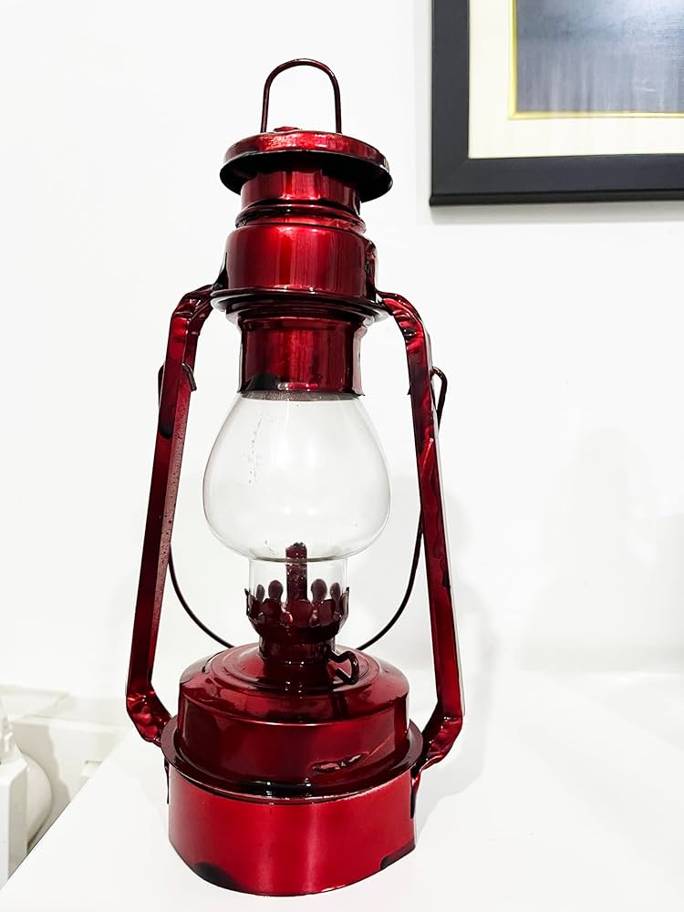 Buy AWADH- Mini Lalten Village Flame Light, Kerosene Glass Lamp