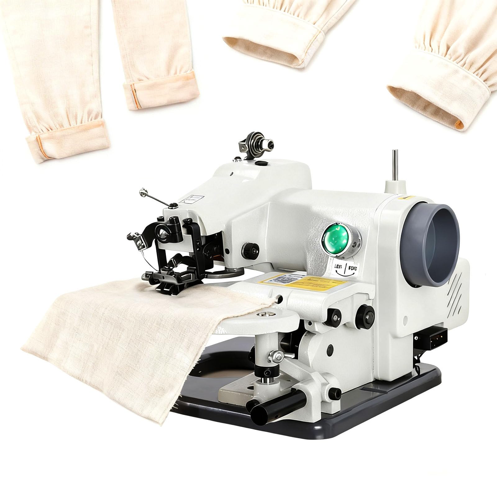 Macchina da cucire portatile per orli ciechi, lunghezza regolabile da 3 a 8 mm, strumento resistente per cuciture invisibili, ideale per sarti e uso domestico