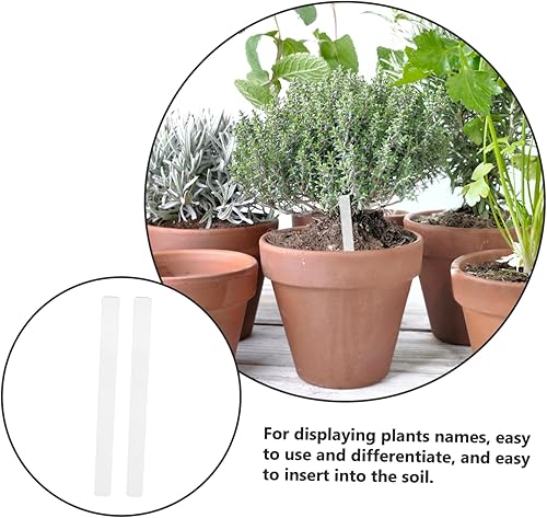 Miniatura 6 de GANAZONO 192 etiquetas de jardín para plantas y viveros, letreros de jardín para vivero, fabricante de bloques de suelo, etiquetas de plantas de