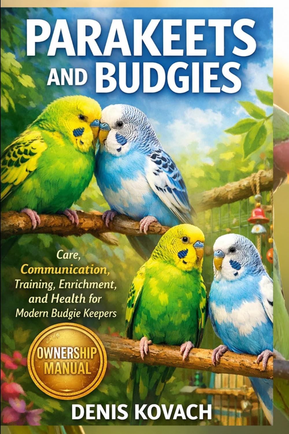 PARAKEETS AND BUDGIES: Care, Communication, Training, Enrichment, and Health for Modern Budgie Keepers