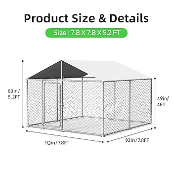 dogページ Amazon.com : EZ4ENCE 42 Inch Metal Dog Crate for Large Dogs