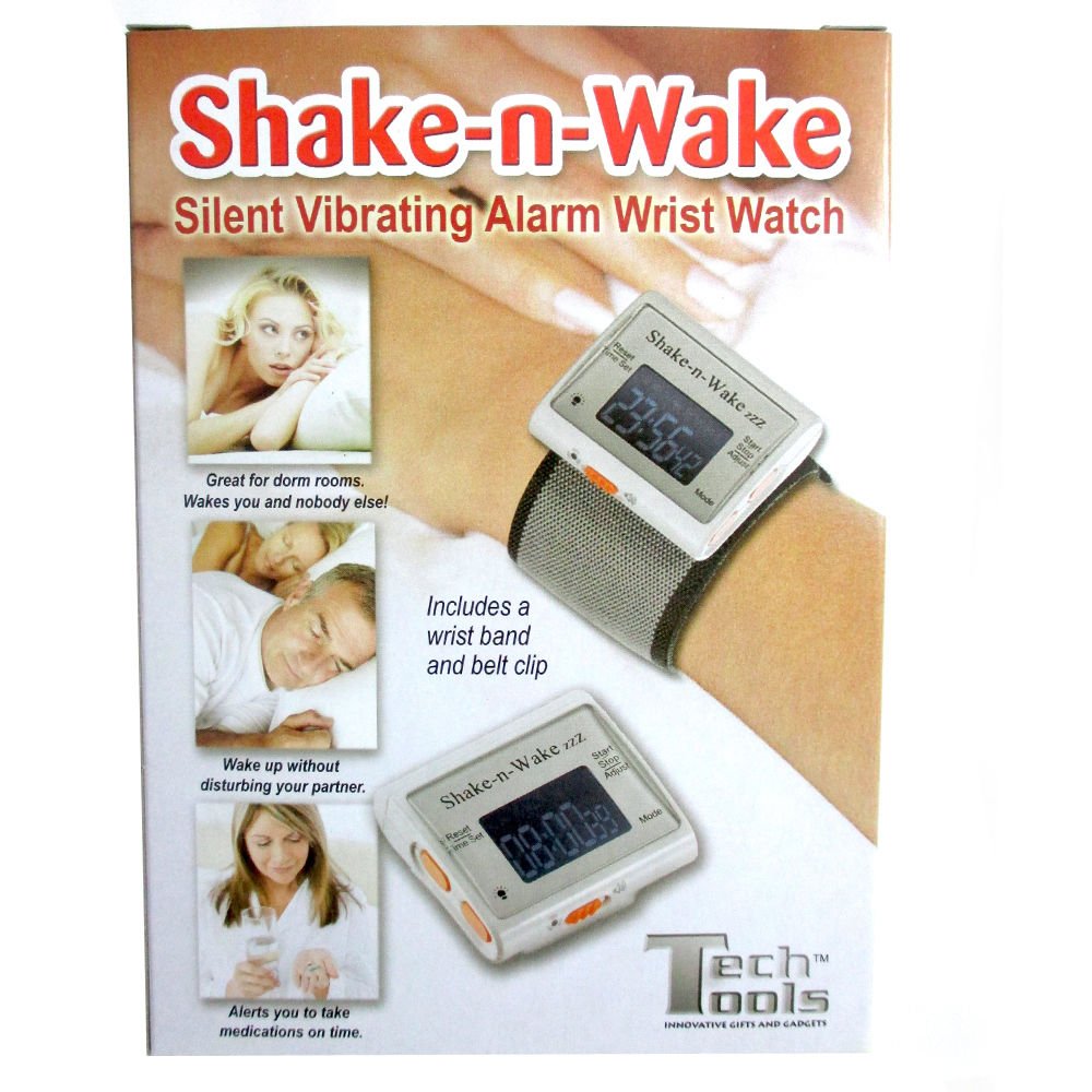 shake n wake silent vibrating alarm clock Shake 'N' Wake Alarm Clock